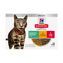 Hill's Science Diet We Cat Food Perfect Weight Variety Pack 12x82g - Woonona Petfoods