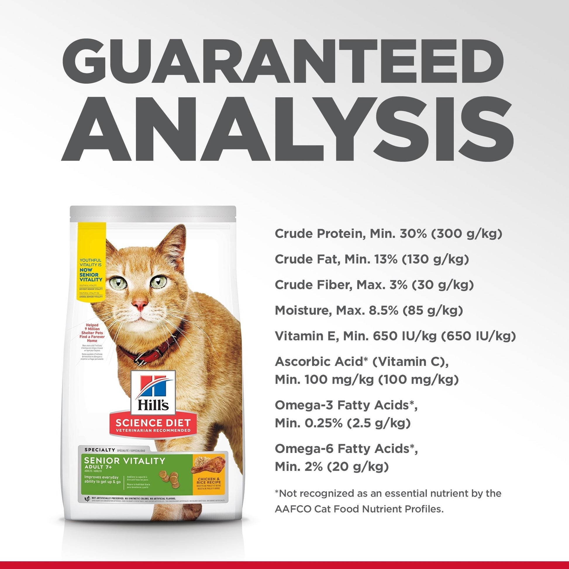 Hill's Science Diet Youthful Vitality Senior Adult 7+ Dry Cat Foodzzz - Woonona Petfoods