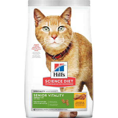 Hill's Science Diet Youthful Vitality Senior Adult 7+ Dry Cat Foodzzz - Woonona Petfoods