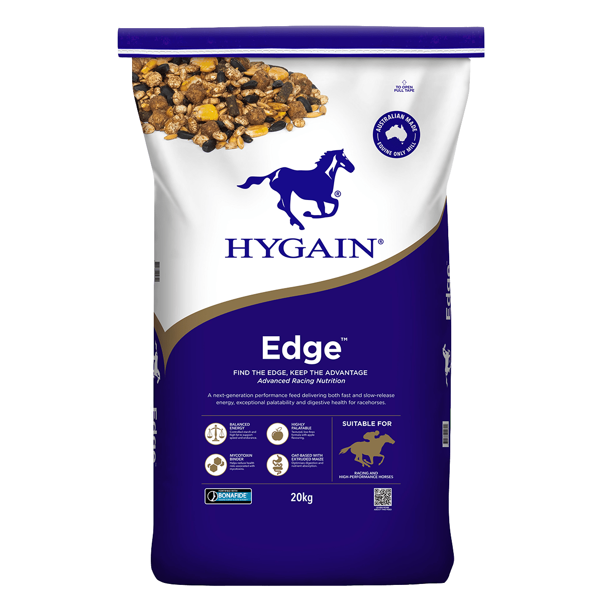 Hygain Edge Racing Feed 20kg - Woonona Petfoods