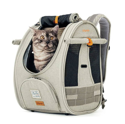 Ibiyaya Adventure Backpack Carrier Grey Green - Woonona Petfoods