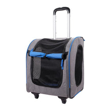 Ibiyaya Backpack /Trolley Carrier Slate/Sapphire - Woonona Petfoods