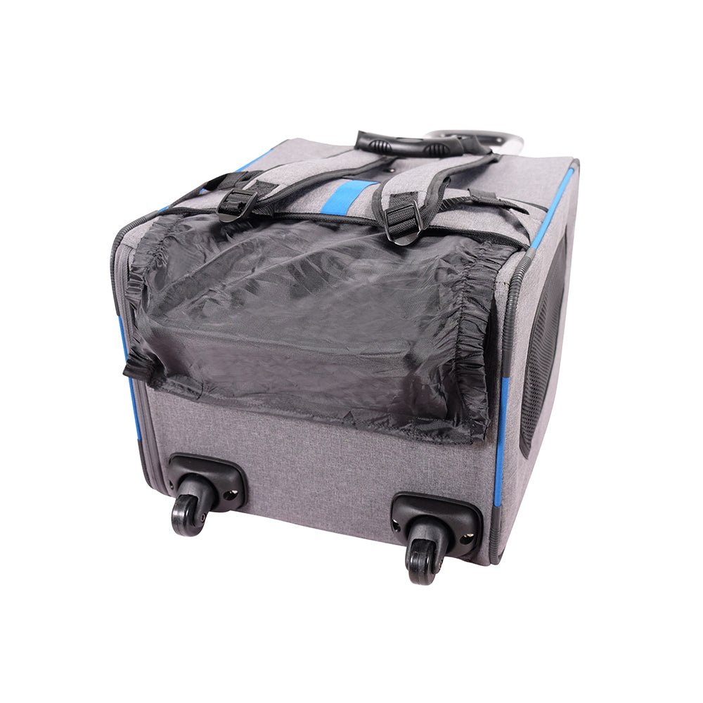 Ibiyaya Backpack /Trolley Carrier Slate/Sapphire - Woonona Petfoods