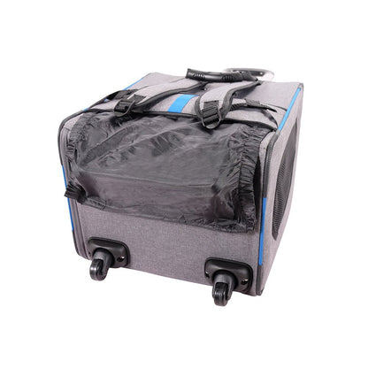 Ibiyaya Backpack /Trolley Carrier Slate/Sapphire - Woonona Petfoods