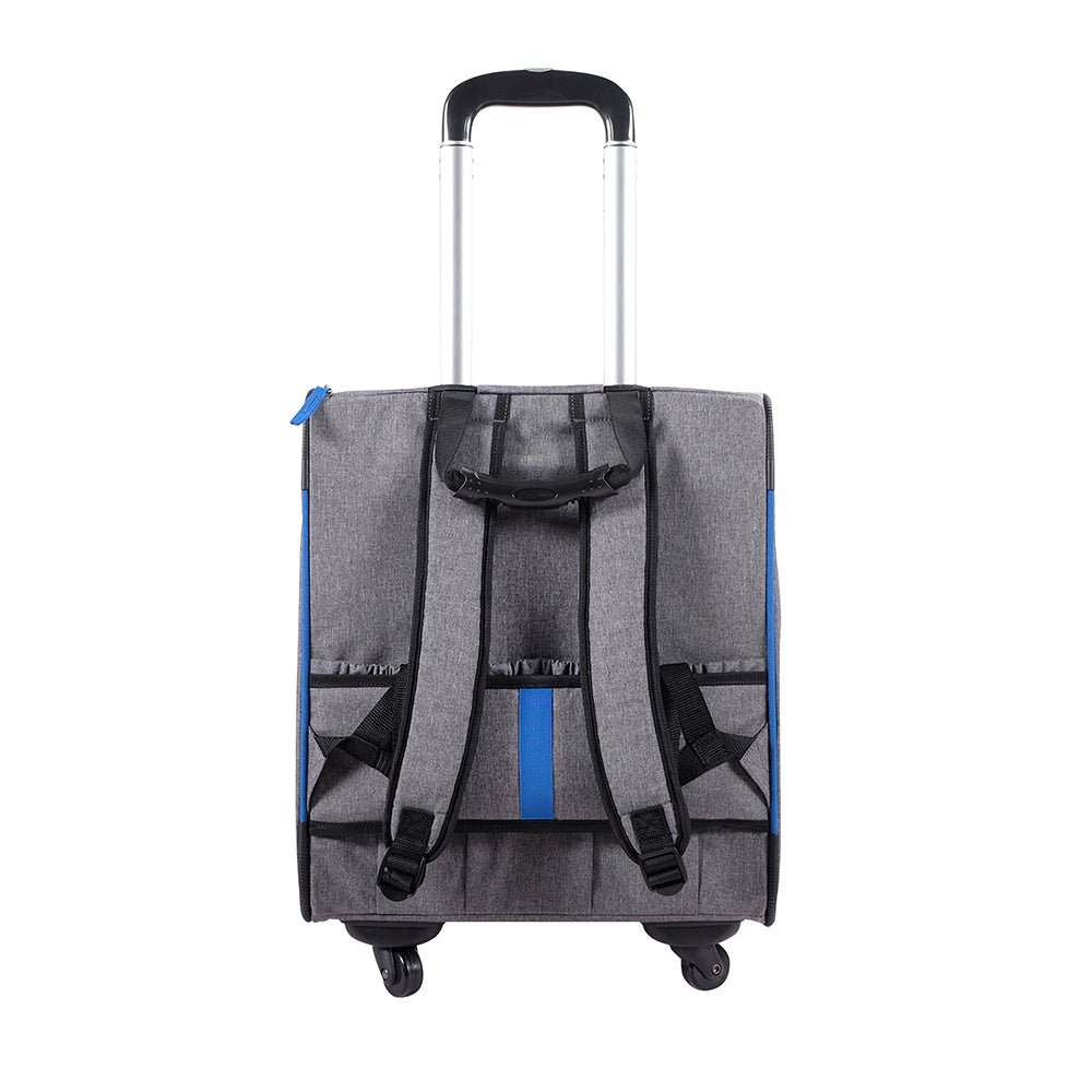 Ibiyaya Backpack /Trolley Carrier Slate/Sapphire - Woonona Petfoods