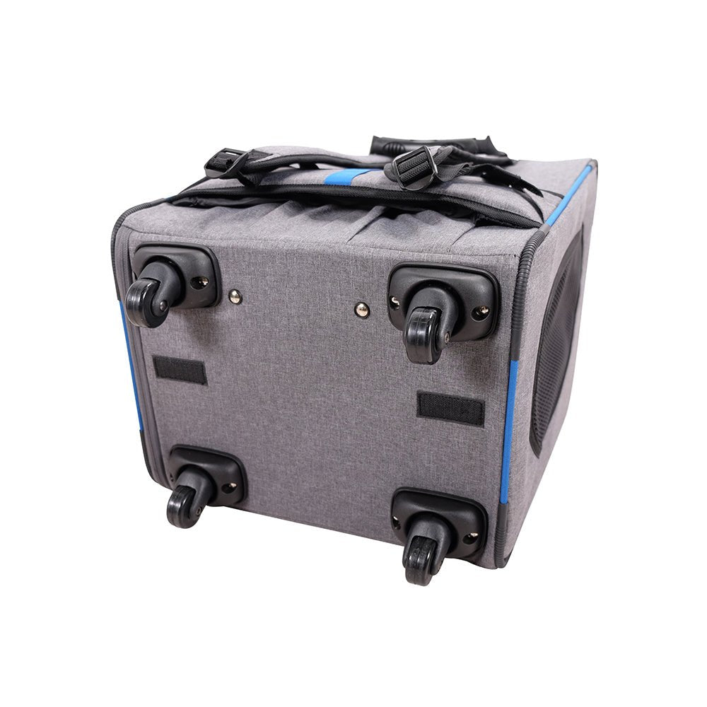 Ibiyaya Backpack /Trolley Carrier Slate/Sapphire - Woonona Petfoods