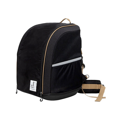 Ibiyaya Champion Backpack/Carrier up to 12kg Jet Black - Woonona Petfoods