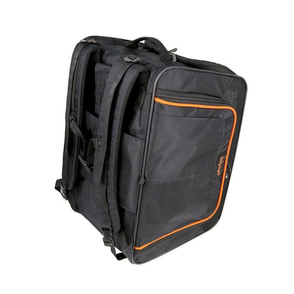 Ibiyaya Jatpaw Expandable Backpack Carrier Obsidian/Orange - Woonona Petfoods