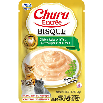 Inaba Churu Entree Bisque Chicken Recipe with Tuna - Woonona Petfoods