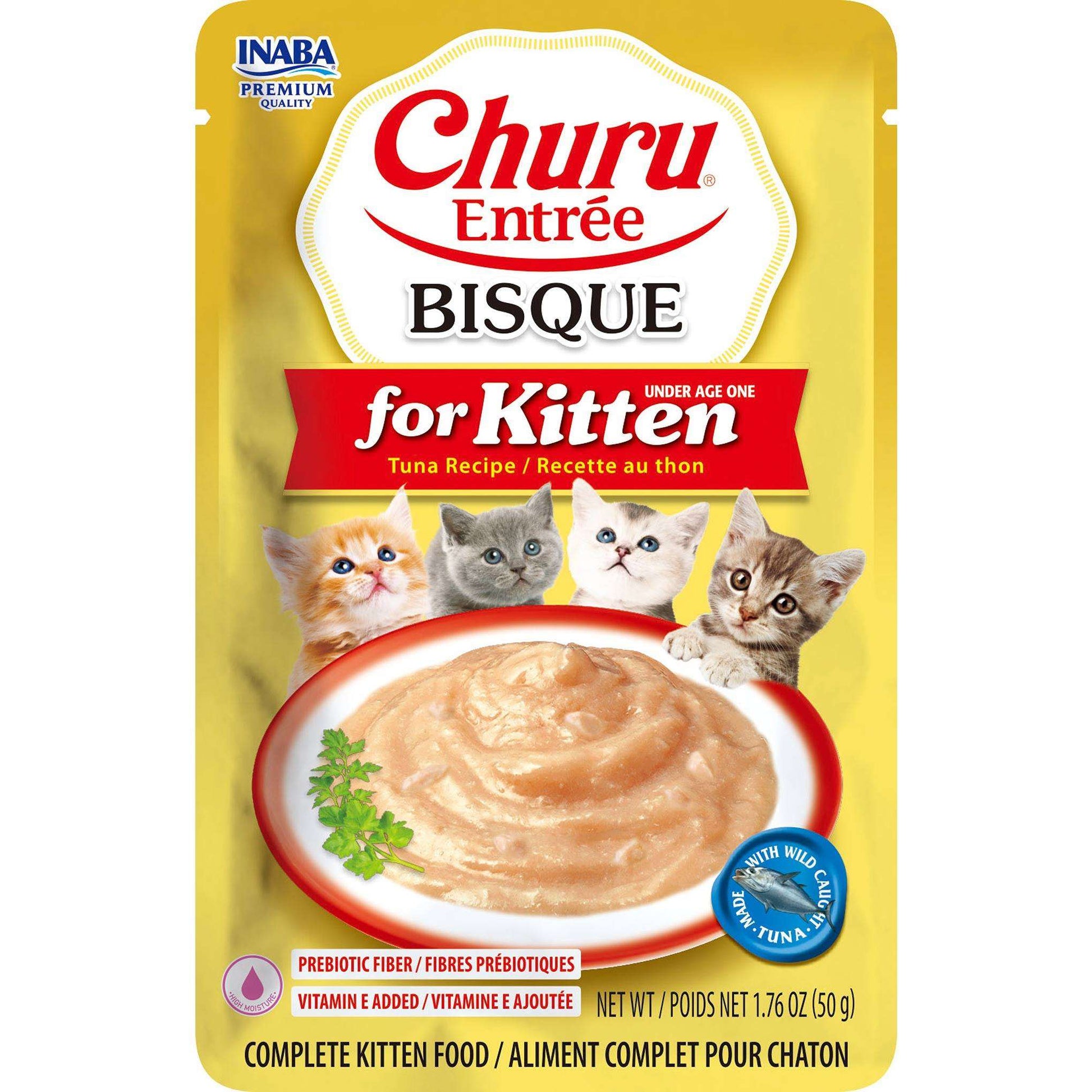 Inaba Churu Entree Bisque Tuna Recipe for Kittens - Woonona Petfoods
