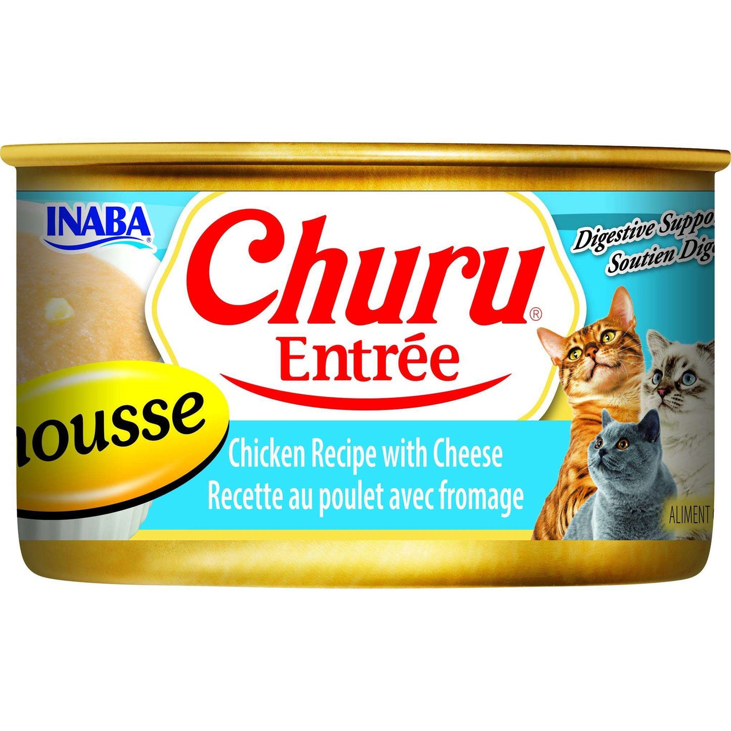 Inaba Churu Entree Mousse Chicken Recipe with Cheese - Woonona Petfoods
