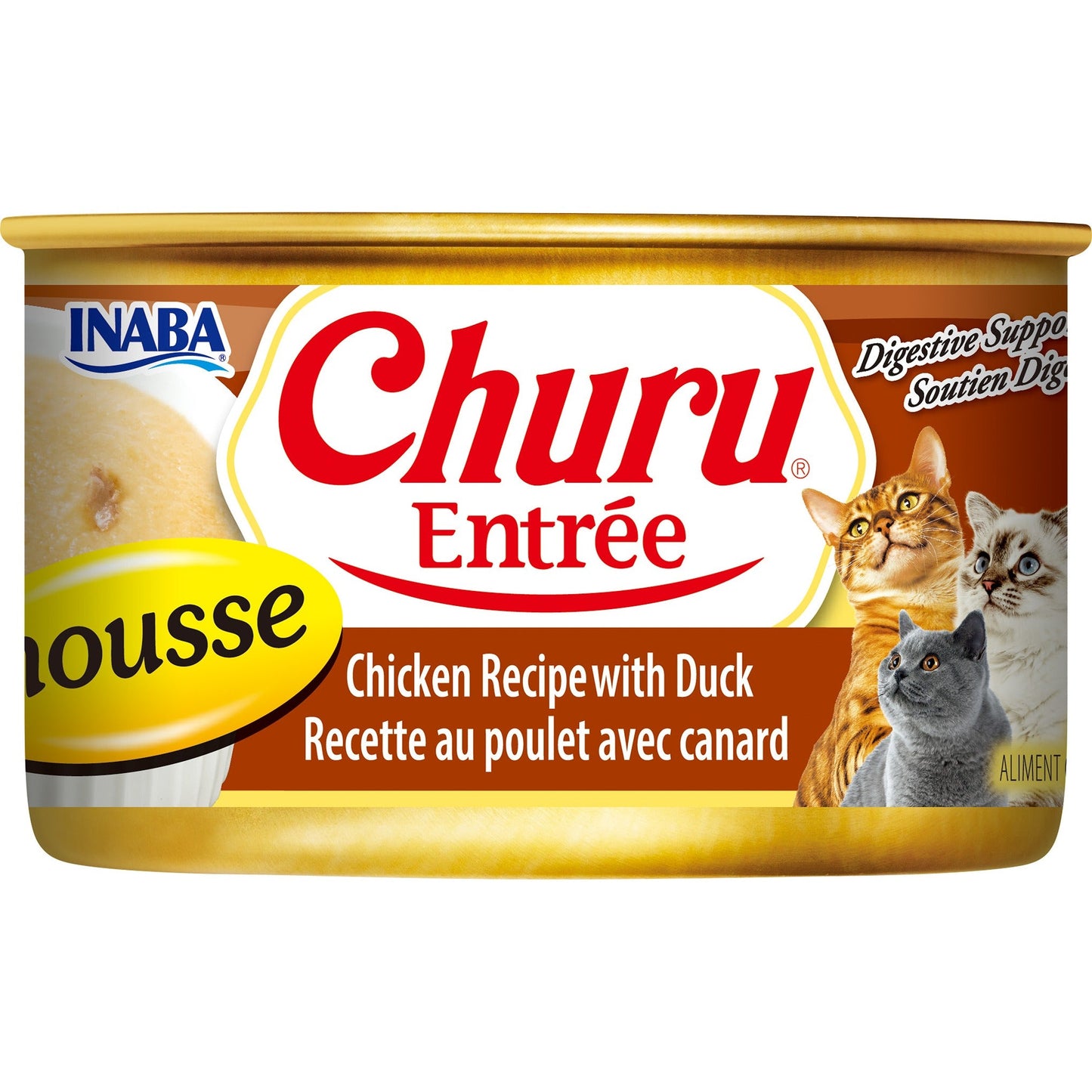 Inaba Churu Entree Mousse Chicken Recipe with Duck - Woonona Petfoods