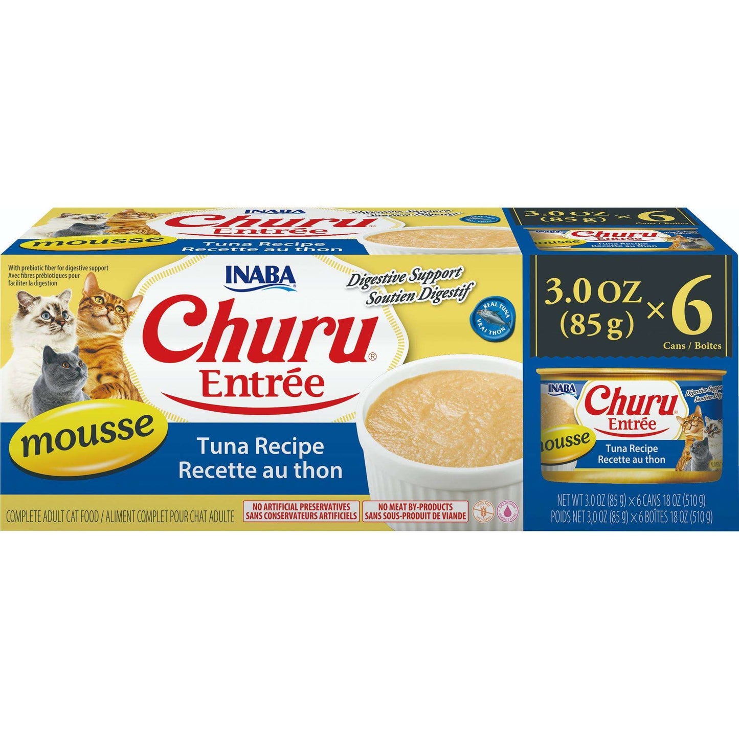 Inaba Churu Entree Mousse Tuna Recipe - Woonona Petfoods