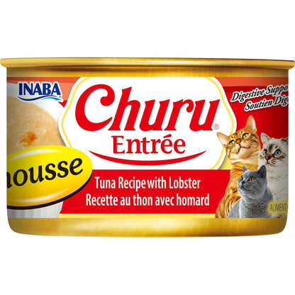 Inaba Churu Entree Mousse Tuna Recipe with Lobster - Woonona Petfoods
