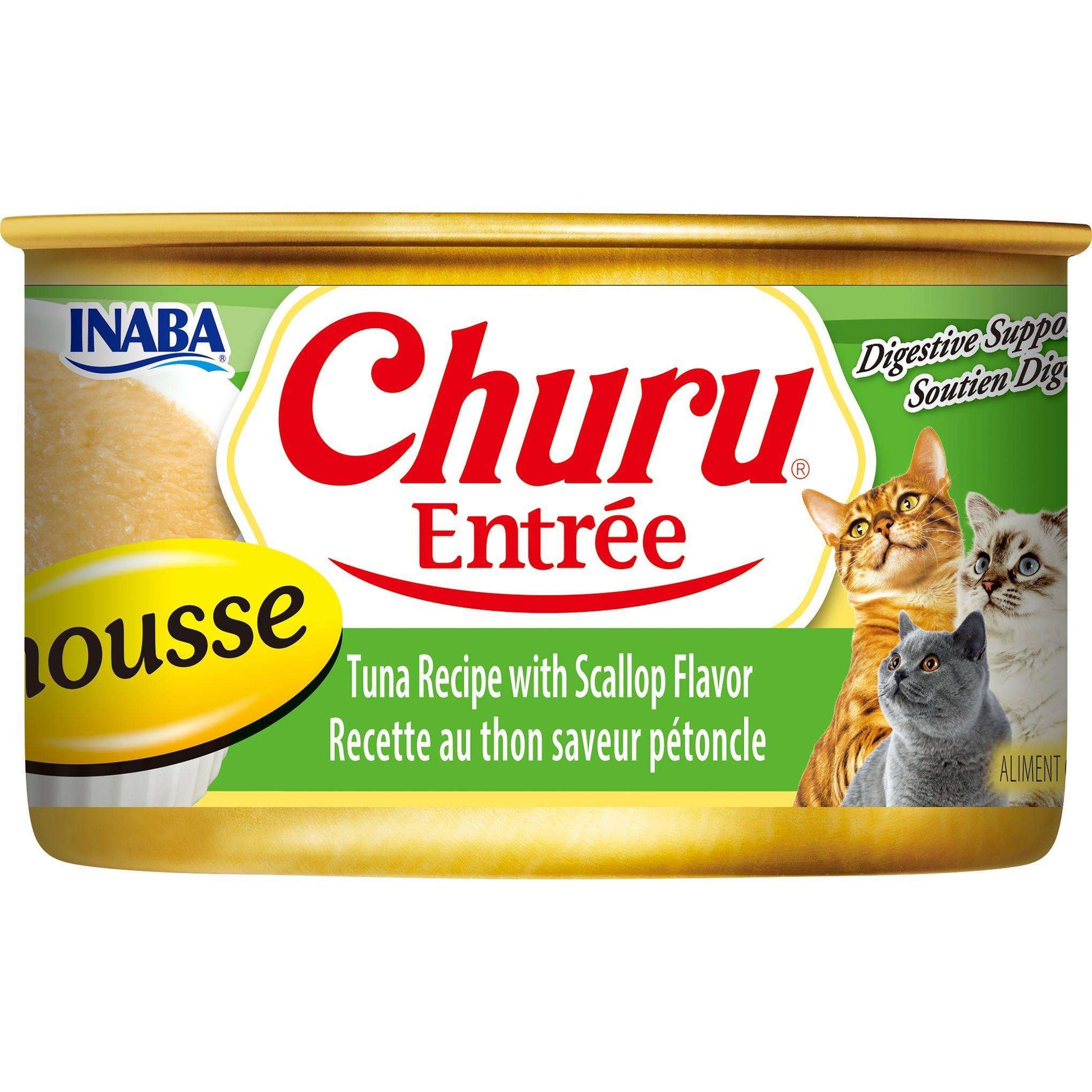 Inaba Churu Entree Mousse Tuna Recipe with Scallop Flavour - Woonona Petfoods