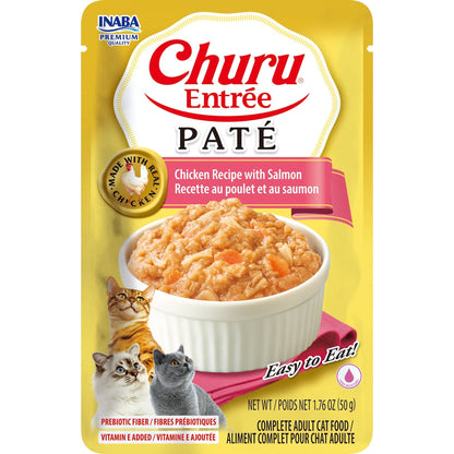 Inaba Churu Entree Pate Chicken Recipe with Salmon - Woonona Petfoods