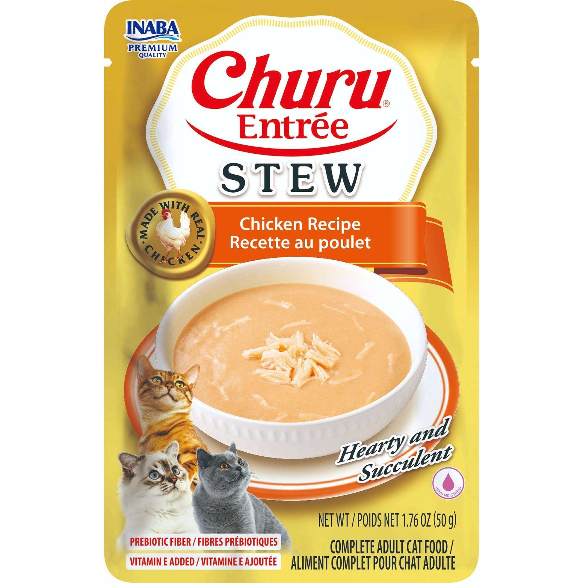 Inaba Churu Entree Stew Chicken Recipe - Woonona Petfoods