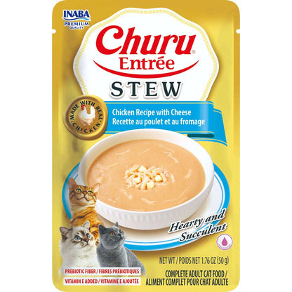 Inaba Churu Entree Stew Chicken Recipe with Cheese - Woonona Petfoods