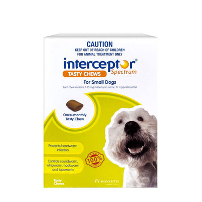 Interceptor Small Dog 4-11kg - Woonona Petfood & Produce