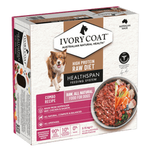 Ivory Coat Grain Free Dog Raw Combo 12x227g Frozen Patties - Woonona Petfoods