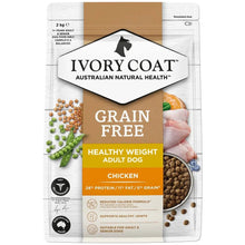 Ivory Coat Grain Free Dry Dog Food Adult Healthy Weight Chicken - Woonona Petfoods