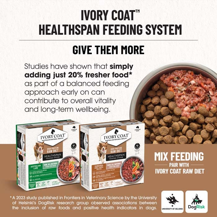Ivory Coat Grain Free Dry Dog Food Lamb & Kangaroo - Woonona Petfoods