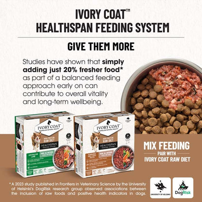 Ivory Coat Grain Free Dry Dog Food Lamb & Kangaroo - Woonona Petfoods