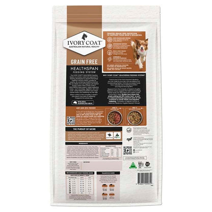 Ivory Coat Grain Free Dry Dog Food Lamb & Kangaroo - Woonona Petfoods