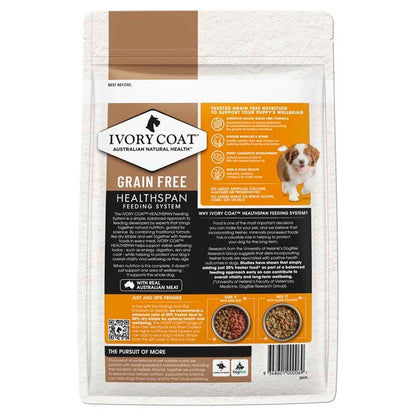 Ivory Coat Grain Free Dry Dog Food Puppy Chicken - Woonona Petfoods