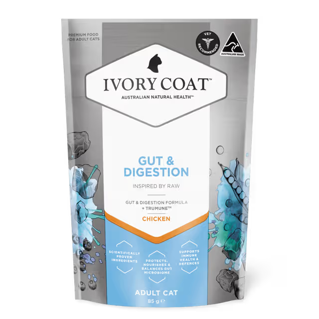 Ivory Coat Raw Health Wet Cat Food Chicken Gut and Digestion
