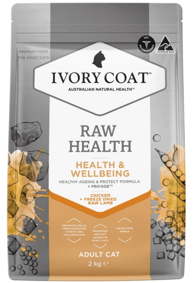 Ivory Coat Raw Health Dry Cat Food Adult Chicken Vitality - Woonona Petfood & Produce