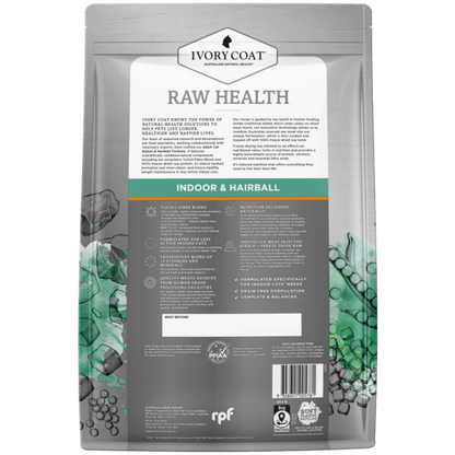 Ivory Coat Raw Health Dry Cat Food Indoor Chicken - Woonona Petfood & Produce