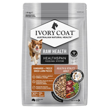 Ivory Coat Raw Health Dry Dog Food Adult Kangaroo Health and Vitality - Woonona Petfoods