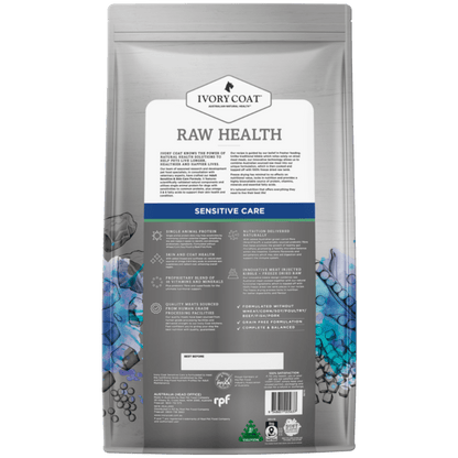 Ivory Coat Raw Health Dry Dog Food Adult Lamb Sensitive - Woonona Petfood & Produce