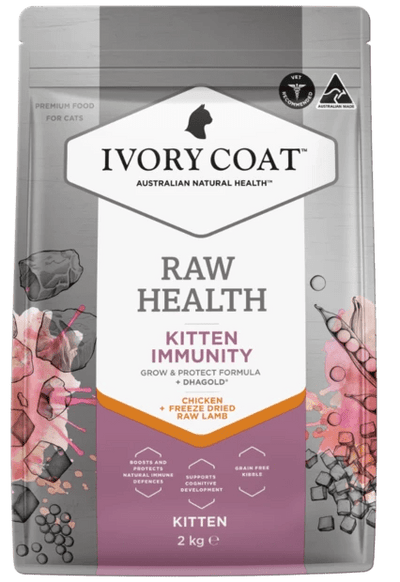 Ivory Coat Raw Health Dry Kitten Food Chicken - Woonona Petfood & Produce