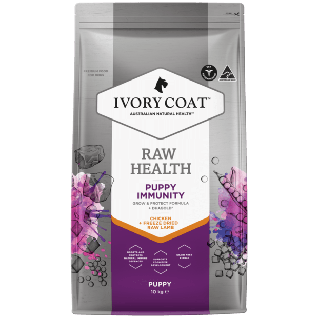 Ivory Coat Raw Health Dry Puppy Food Chicken Immunity - Woonona Petfood & Produce