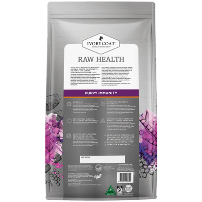 Ivory Coat Raw Health Dry Puppy Food Chicken Immunity - Woonona Petfood & Produce