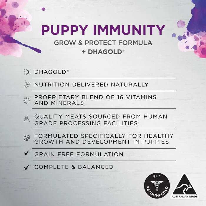 Ivory Coat Raw Health Wet Food Puppy Immunity Chicken 9x100g - Woonona Petfood & Produce