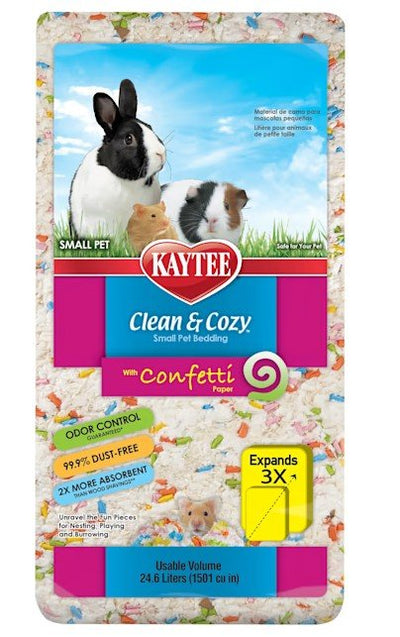 Kaytee Clean & Cozy Extreme Odour Bedding Confetti