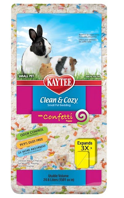 Kaytee Clean & Cozy Extreme Odour Bedding Confetti - Woonona Petfoods