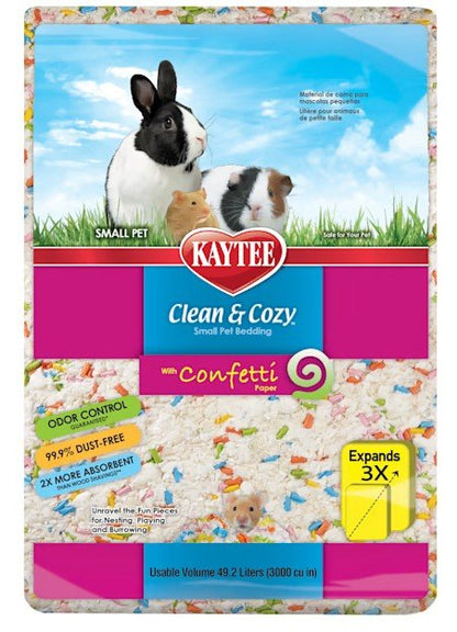 Kaytee Clean & Cozy Extreme Odour Bedding Confetti - Woonona Petfoods