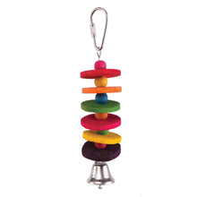Kazoo Bird Toy With Round Chips & Bell Small - Woonona Petfoods