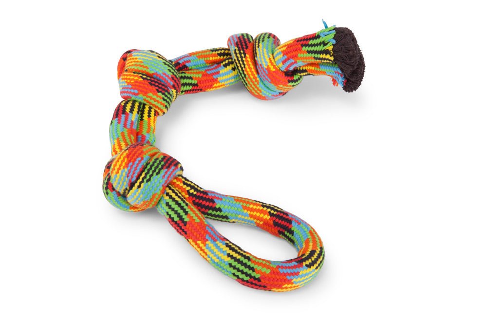 Kazoo Braided Rope 3 Knot Tug XLarge - Woonona Petfood & Produce