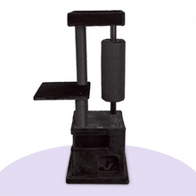 Kazoo Cat Scratch Post Kitty Scratch Barrel Tree - Black - Woonona Petfoods