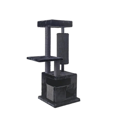 Kazoo Cat Scratch Post Kitty Scratch Barrel Tree - Black - Woonona Petfoods