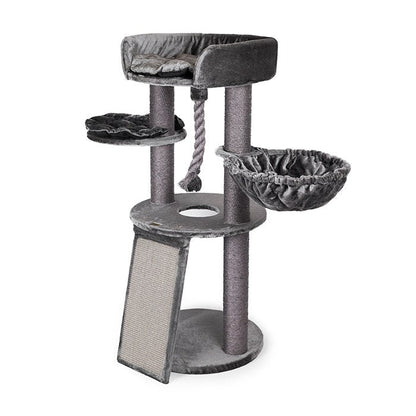 Kazoo Cat Scratch Post Kitty Scratch & Sleep - Charcoal - Woonona Petfoods