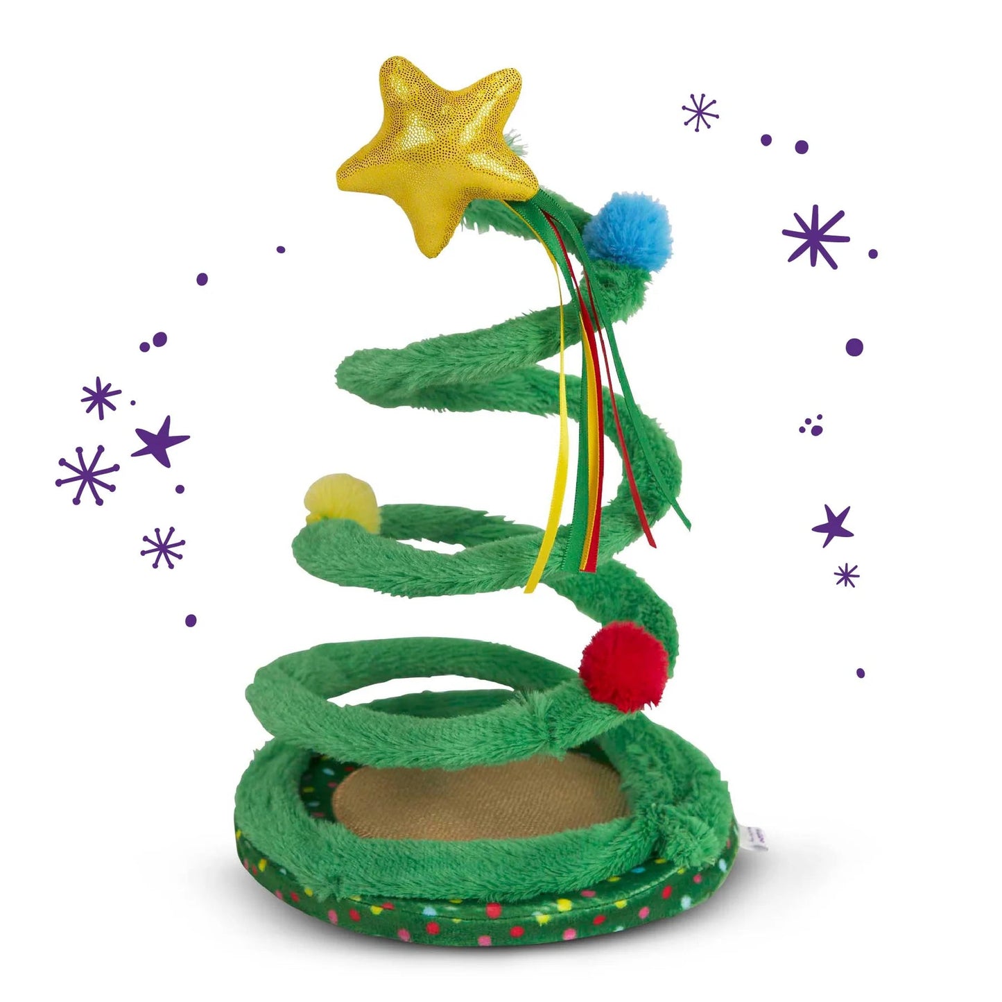 Kazoo Christmas Kitty Bouncy Spring Tree - Woonona Petfood & Produce