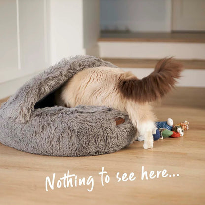 Kazoo Dog Bed Hideout Mud - Woonona Petfoods