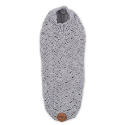 Kazoo Dog Coat Grey Wave Jumper 27cm - Woonona Petfood & Produce