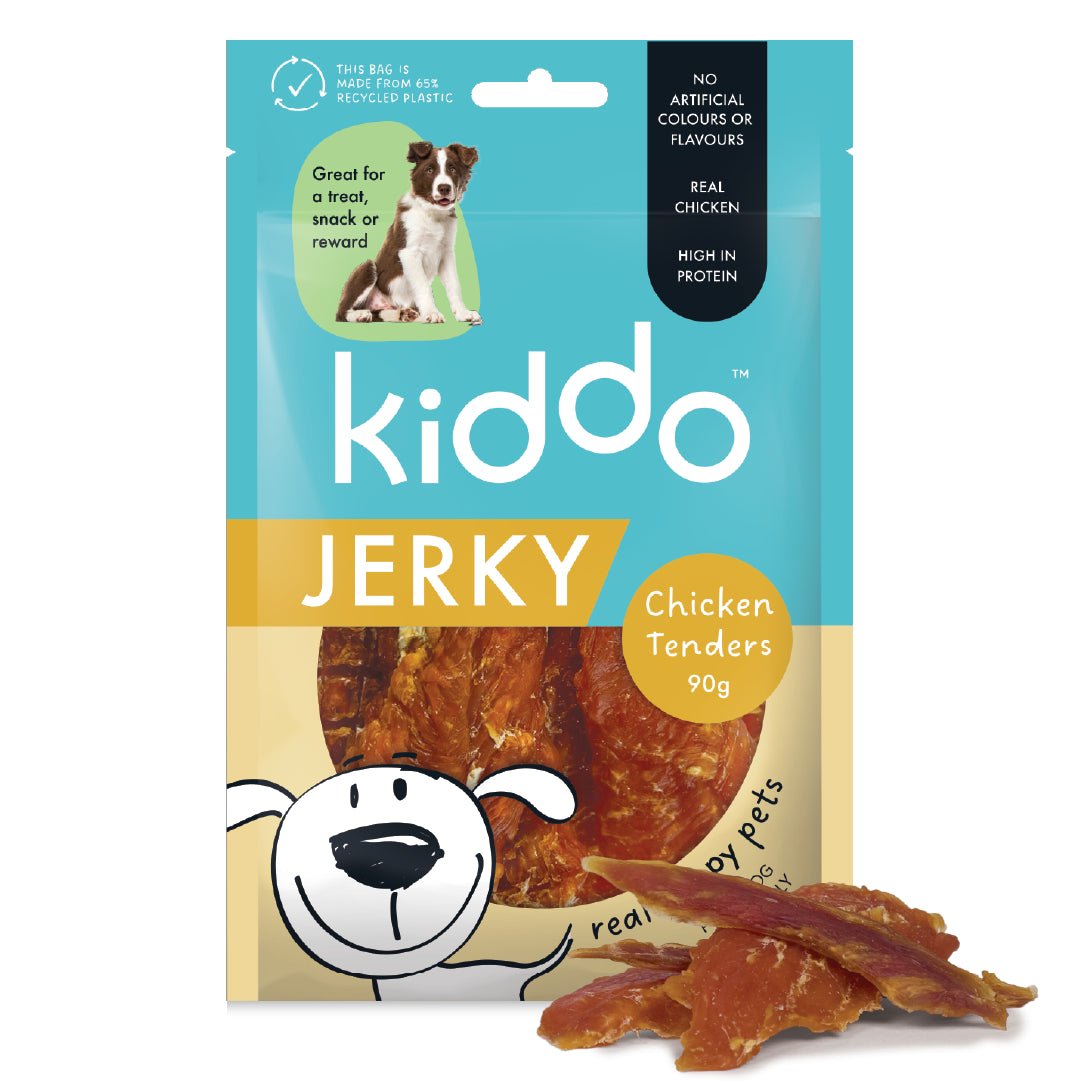 Kazoo KIDDO Dog Treat Chicken Jerky Tenders - Woonona Petfoods